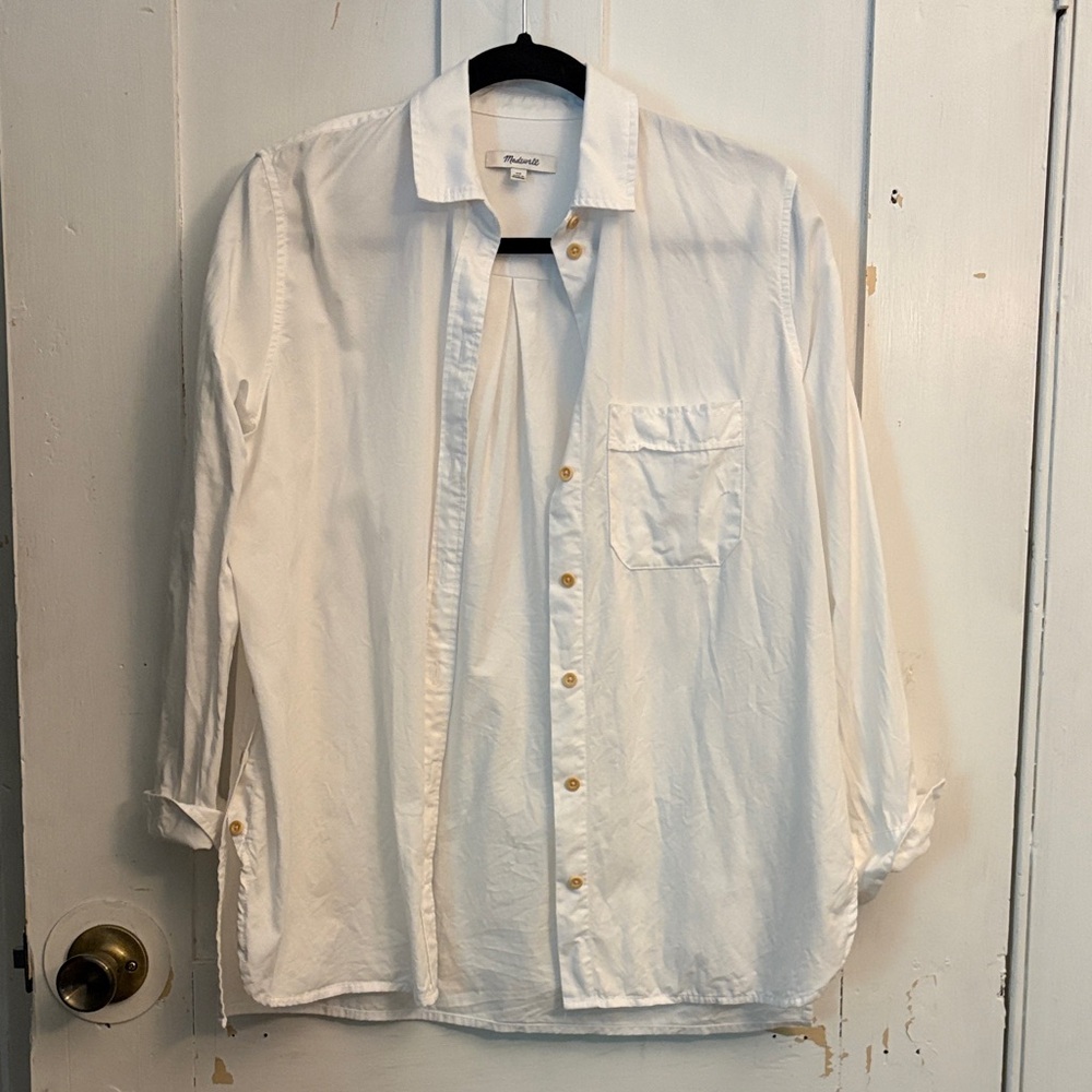 Madewell white button down